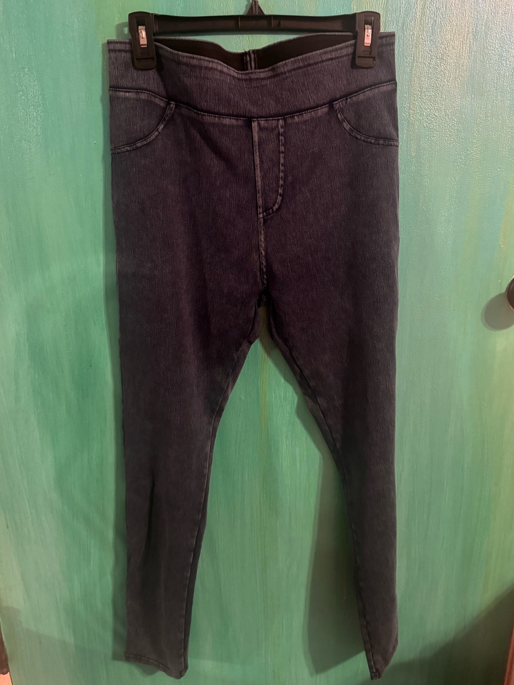 Halara Pet Hair Resistant Women's Jeggings Soft Stretch Denim w/ Pockets NEW XL